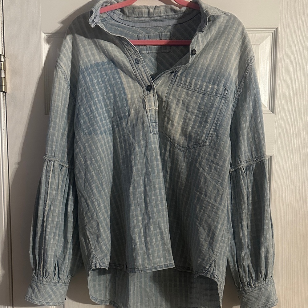 Free People Glacier Bay checkered tunic - Picture 6 of 6